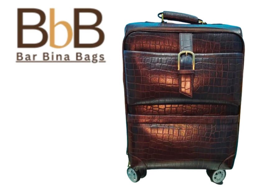 Indulge in Luxury with Barbinabags.com Chic Leather Trolley Bag