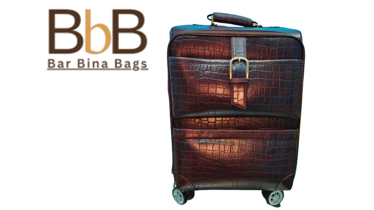 Indulge in Luxury with Barbinabags.com Chic Leather Trolley Bag